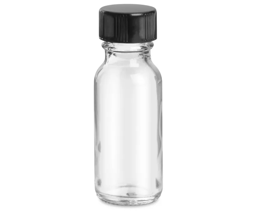 1/2oz Boston Round Glass Bottles