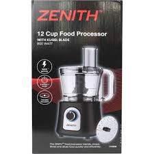 Food Processor 12 Cup Kugel Blade Zenith