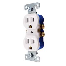 Standard Duplex Receptacle White Eaton