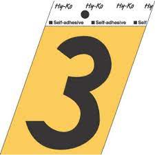 Gold Number/Letters HY-KO
