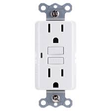GFCI Safety Outlet White