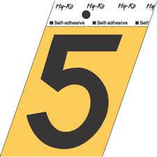 Gold Number/Letters HY-KO