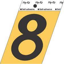 Gold Number/Letters HY-KO