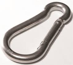 Carabiner Style Snap Clip 1/2" Baron
