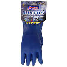 Bluettes Knit Rubber Glove