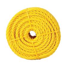 Yellow Poly Rope 1/2" x 50' Crown