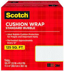 Scotch Bubble Wrap | 125 SQ FT | 12" Width x 100 ft