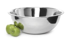 Deep Mixing Bowl | 13.5QT | Stainless Steel | Silver | YBM Home