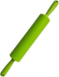 Rolling Pin Silicone Green