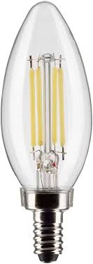 Candelabra Base Torpedo Bulb 5.5W 2700K