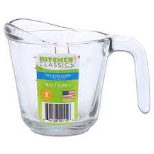 Measuring Cup Glass 1 Cup Kitchen Classics