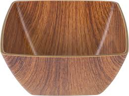 Small Square Bowl 5" Mahogany Luxe Party