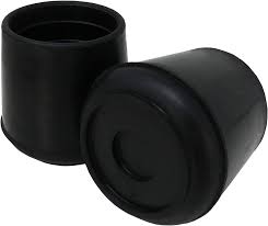 Black Rubber Leg Tips 1-1/2" Shepherd