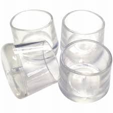 Clear Leg Tips 3/4" Shepherd