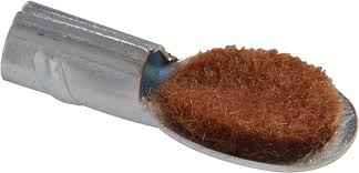 RD Zinc Shelf Pin w/Felt Tip 1/4" Hole x 3/8" Length Hillman