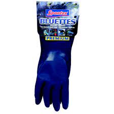 Bluettes Knit Rubber Glove