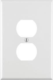 Single Duplex Receptacle Plate Eaton