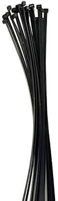 Tuff Stuff 36" Heavy-Duty UV Black Cable Ties | 175 lb