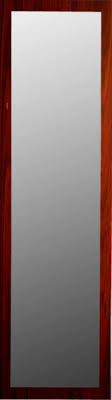 Over The Door Mirror Mahogany HDS