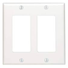 Double Flat Switch Plate Eaton