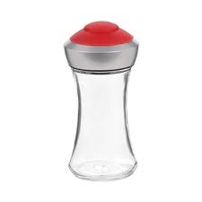Salt and Pepper Shaker | Round Shape | Red Cap | Trudeau