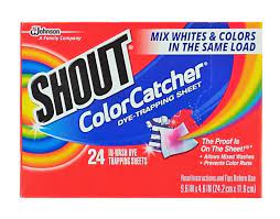 Shout Color Catcher Sheets