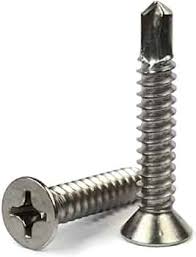 Self Drill Flat Tek Screws 10 x 2 5PK Tuff Stuff