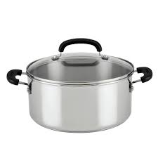 Stainless Steel Covered Dutch Oven 5QT Farberware