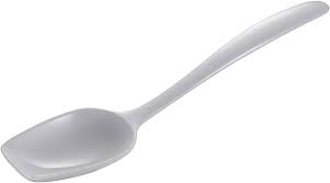 White Serving Spoon Hutzler