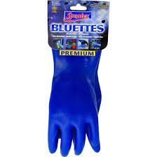 Bluettes Knit Rubber Glove