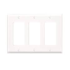 Triple Flat Switch Plate Copper Wiring