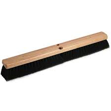 Black Poly Push Broom 18"