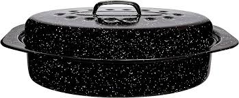 Granite Oval Roaster 13" Millvado
