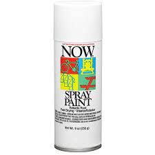 Now Spray Paint | Flat White | 21215 | Fast Dry | 9 oz | Krylon