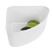 Corner Sink Strainer White