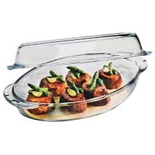 Glass Oval Casserole Dish | 76 OZ | Borcam