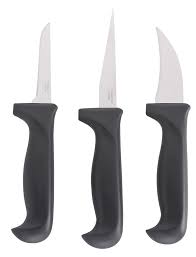 Paring Knife Japanese Stainless Steel | 3pcs Black | Chef Harvey