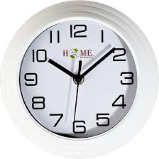 Wall Clock White 8" Uniware