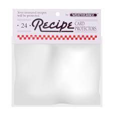 Recipe Card Protectors