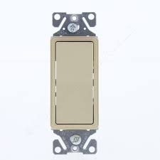 Decorator Single Switch Beige Eaton