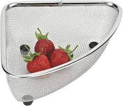 Mesh Corner Sink Strainer SS