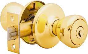 Key Entry Lockset Gold Kwikset