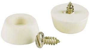 Screw Bumpers 7/8" White Shepherd