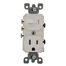Switch and Outlet Combination Beige Eaton