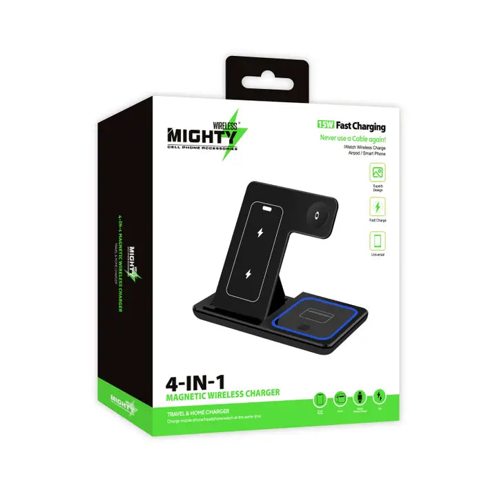 4-in-1 Charing Station Magnetic Wireless Might Wireless