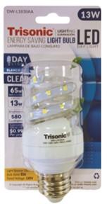 LED Spiral Bulb 13W 6400K Trisonic