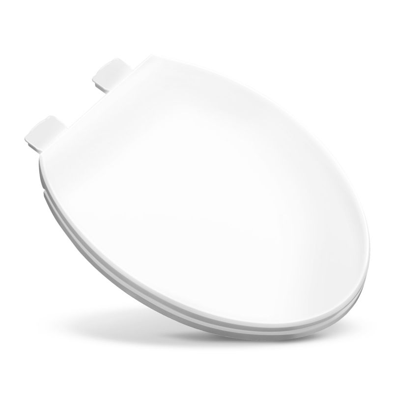 Slow Close Plastic Toilet Seat Elongated Power Clean