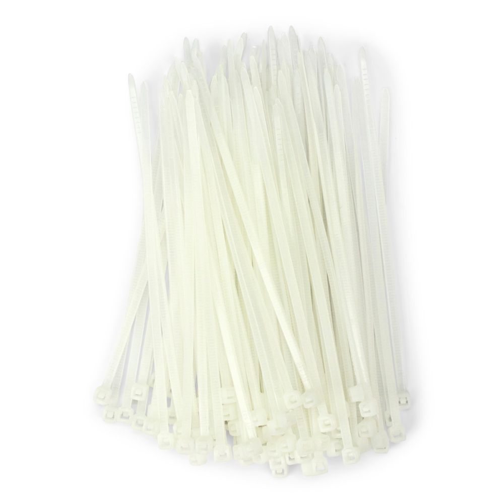 Nylon Cable Ties 4" White Enkay