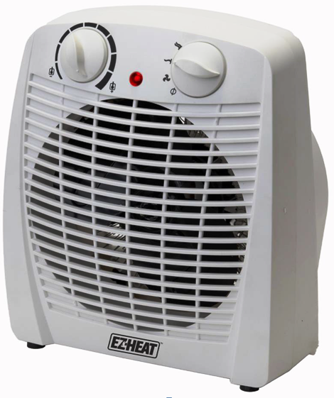 Fan Heater White EZ-Heat