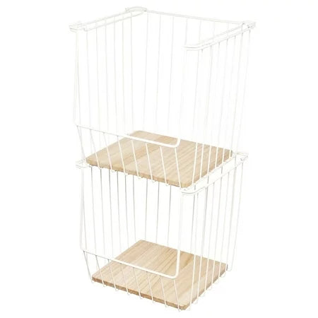 InterDesign Open Front Bin Large | Stackable Organizer